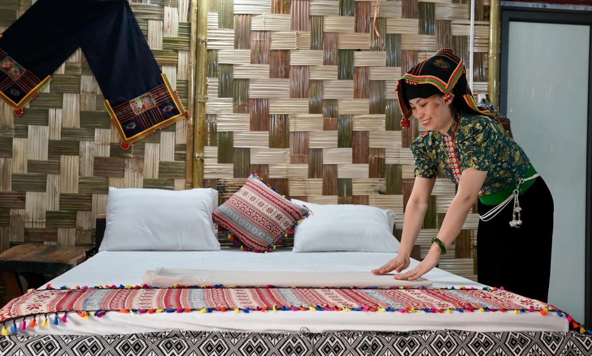 Minh Ngoc Homestay Dien Bien Phu Ban Hin Lom المظهر الخارجي الصورة